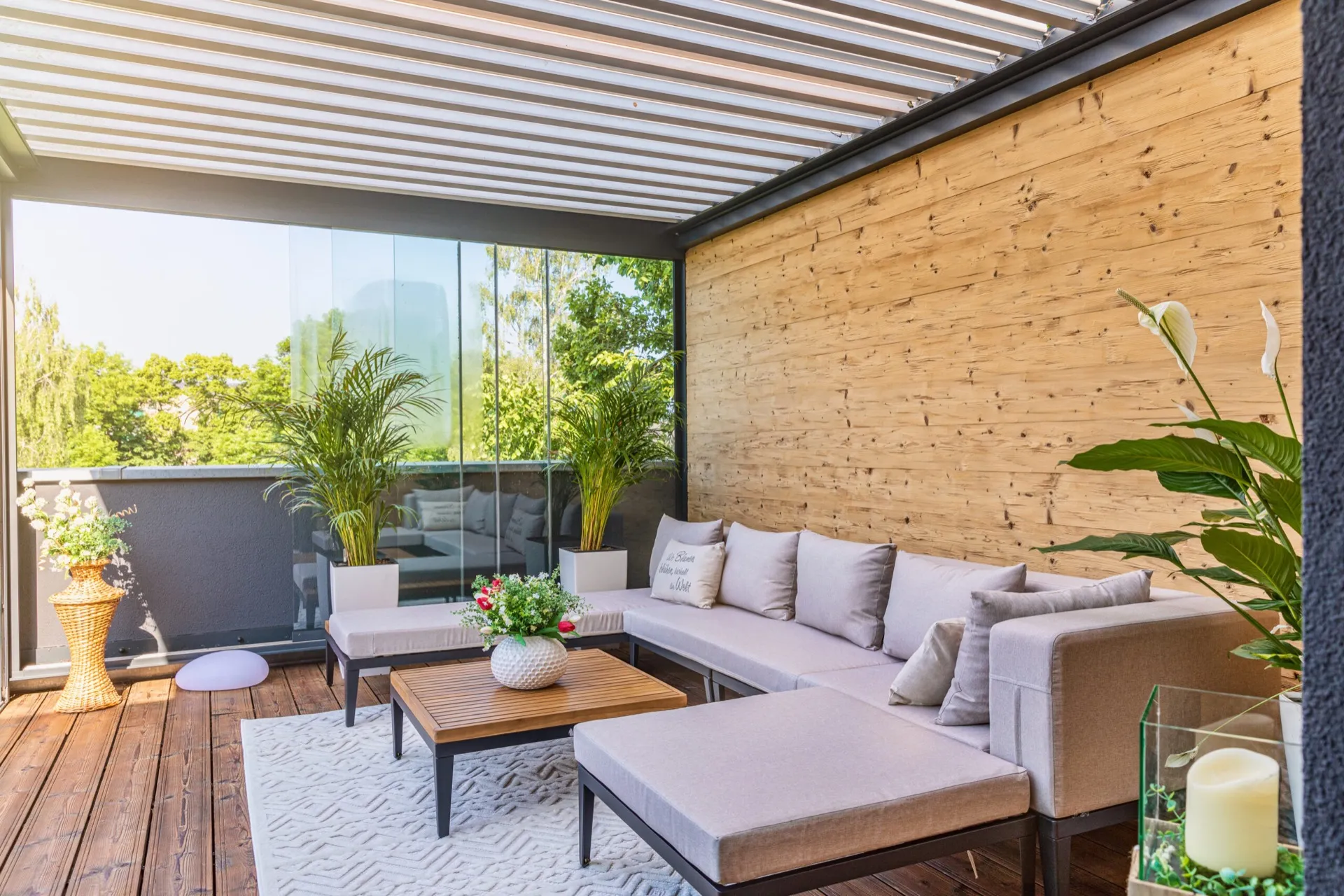 Terrassenüberdachung auf Dachterrasse in Chemnitz – Bild 2
