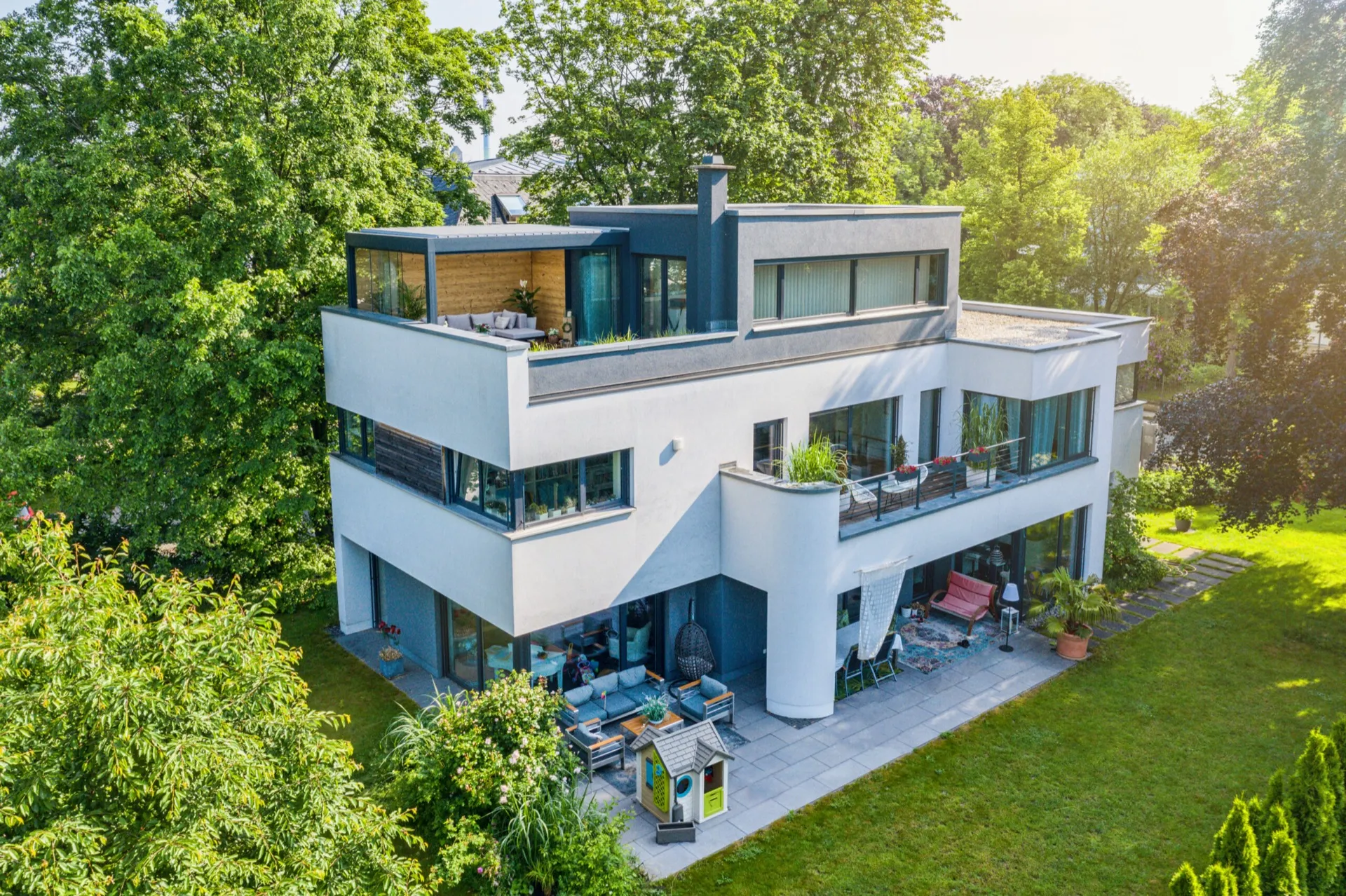 Terrassenüberdachung auf Dachterrasse in Chemnitz – Bild 4